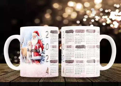 vectores plantilas SANTA CLAUS ,NAVIDAD,FESTIVIDAD,CALENDARIO,